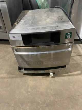 TurboChef! 2022 Late Model! Bullet Series Commercial Stainless Steel Electric Powered Countertop Ventless High-Speed Rapid Cook Oven! With One-Touch Controls! Model: Encore2 SN: ENC3TD36095! 208/240V 1 Phase! On Legs!