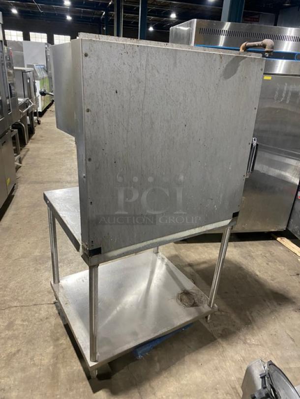Garland Commercial Stainless Steel Natural Gas Powered Overhead Salamander Broiler/Cheese Melter! With Single Undershelf Worktop Table! On Legs! - Image 2 of 9