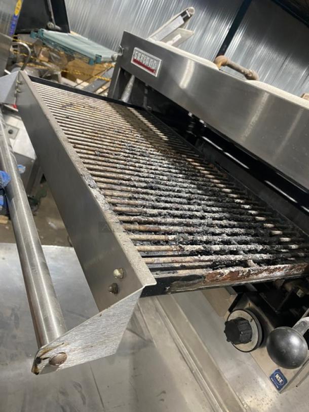 Garland Commercial Stainless Steel Natural Gas Powered Overhead Salamander Broiler/Cheese Melter! With Single Undershelf Worktop Table! On Legs! - Image 6 of 9