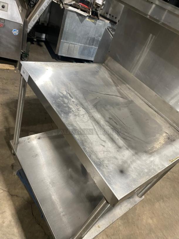 Garland Commercial Stainless Steel Natural Gas Powered Overhead Salamander Broiler/Cheese Melter! With Single Undershelf Worktop Table! On Legs! - Image 8 of 9
