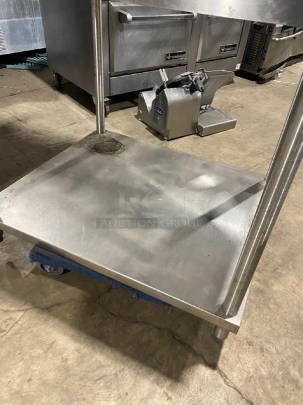 Garland Commercial Stainless Steel Natural Gas Powered Overhead Salamander Broiler/Cheese Melter! With Single Undershelf Worktop Table! On Legs! - Image 9 of 9