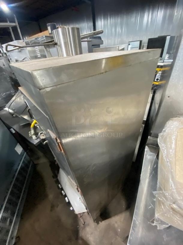 L & J Commercial Stainless Steel Natural Gas Powered Smokehouse! On Legs! - Image 3 of 7