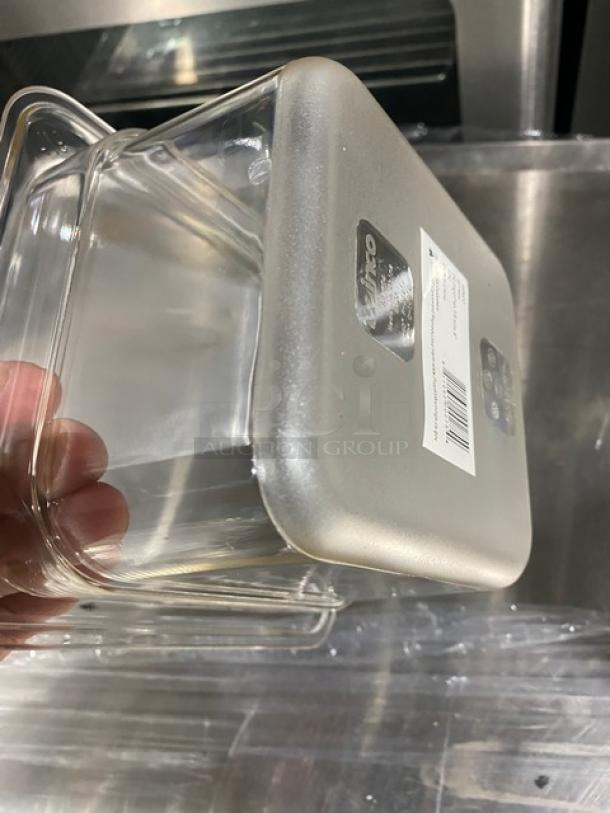 BRAND NEW! Winco Commercial Clear Polycarbonate4" Deep 1/6 Size Food Pan! Model: SP7604! 5X Your Bid! - Image 4 of 6