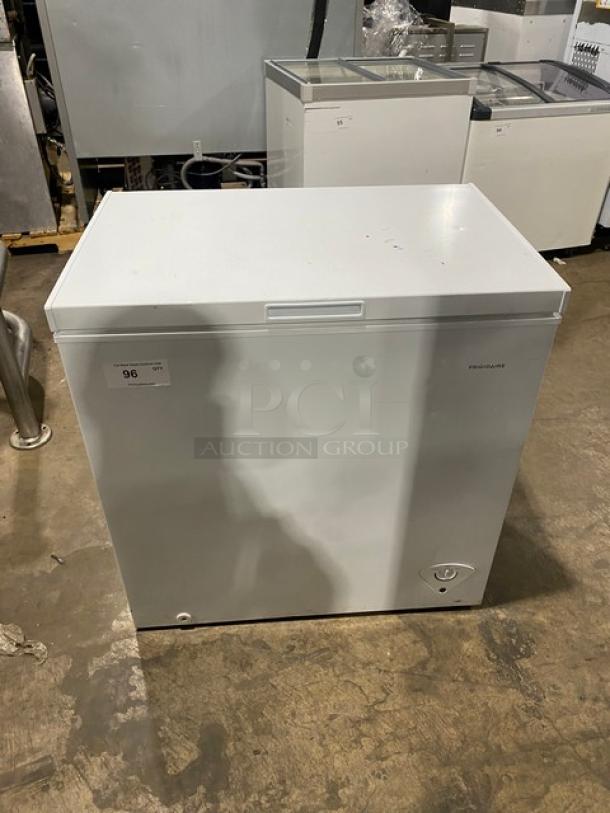 Frigidaire Commercial White Free-Standing Deep Chest Freezer! Model: FFCS0722AW SN: AA94310130! 115V! - Image 1 of 8