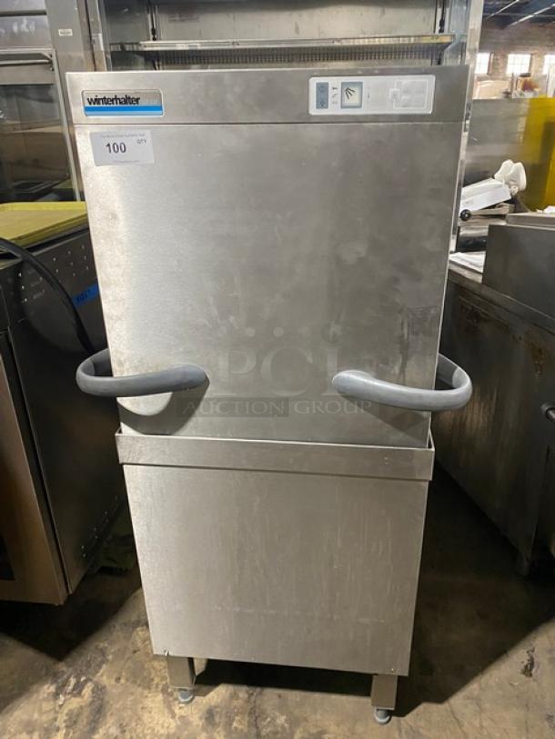 WinterHalter Commercial Stainless Steel Electric Powered Pass-Through Dishwasher! With Digital Controls! Model: GS 502 SN: 539963! 208V 1 Phase! On Legs! - Image 1 of 9