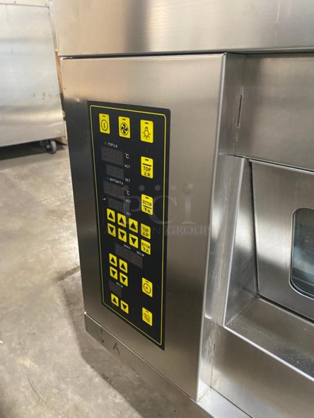 NEW! SCRATCH-N-DENT! Commercial Stainless Steel Electric Powered Countertop Single Pizza/Bakery Deck Oven! With Digital Controls! Model: 611E-1 SN: 20190103! 380V 3 Phase! - Image 7 of 11