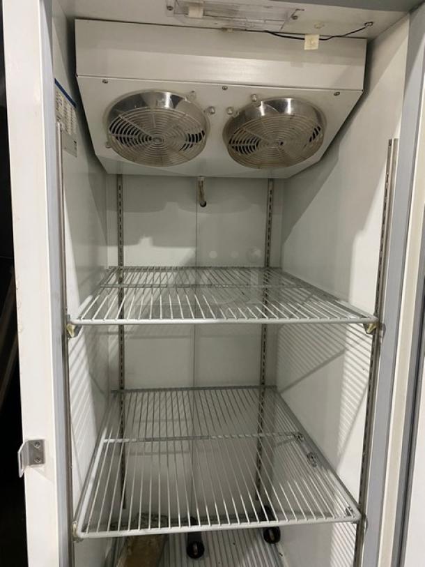 Norlake Commercial White Single Door Reach In Storage Freezer! With Poly Coated Wire Rack! Model: MSXF211WWW/8 SN: 04040822! 115/208-230V! - Image 5 of 8