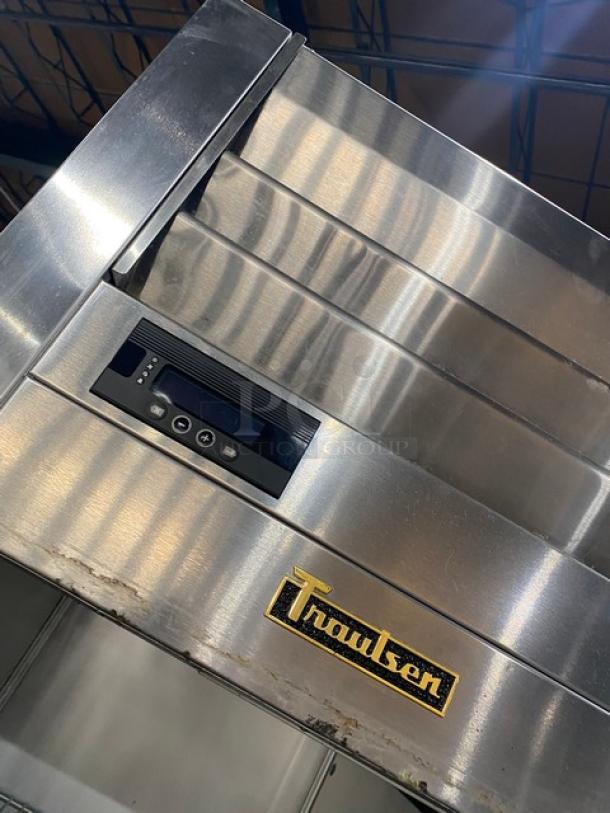 Traulsen Commercial Stainless Steel Solid Half Door Single Section Reach In Refrigerator! With Wired Racks! Model: AHT132DUT-HHS SN: 22K03632! 115V 1 Phase! On Casters! - Image 8 of 9