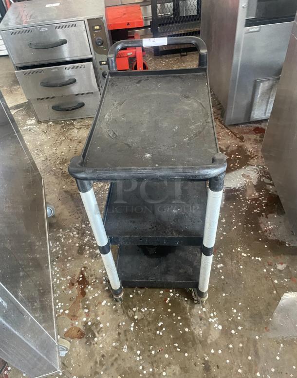 PUSH CART, ON CASTERS. - Image 1 of 3