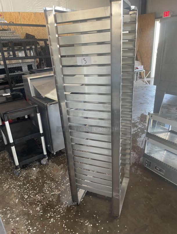 STAINLESS STEEL SPEED RACK, HALFTRAY - Image 2 of 4