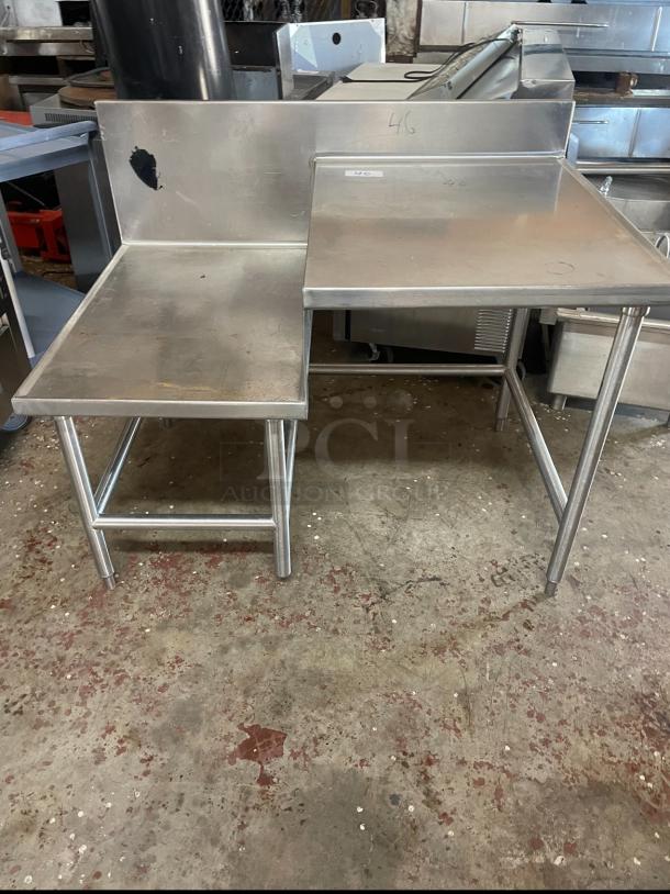 STAINLESS STEEL TABLE STAND, HEAVY DUTY - Image 1 of 3