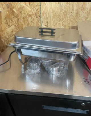 FOLDING CHAFER NEW, 8 qt