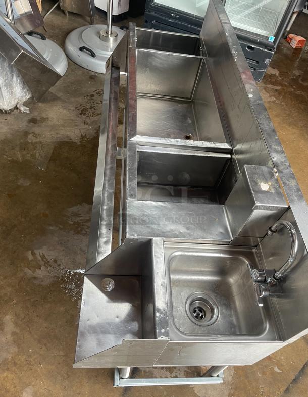 UNDER COUNTER BAR SINK 78x24in - Image 3 of 5