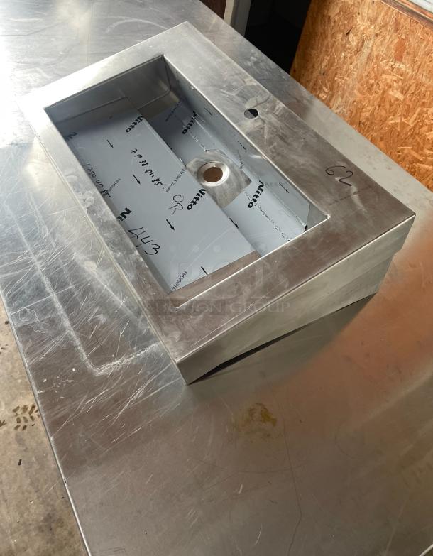 WALL MOUNT SINK, NEW 33x20 - Image 1 of 3