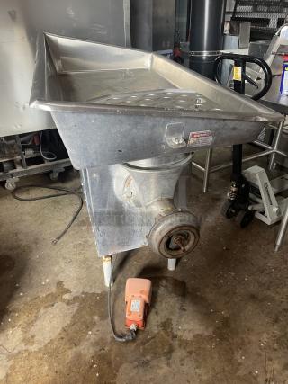 MEAT GRINDER, CONDITION UNKNOWN/UNTESTED.