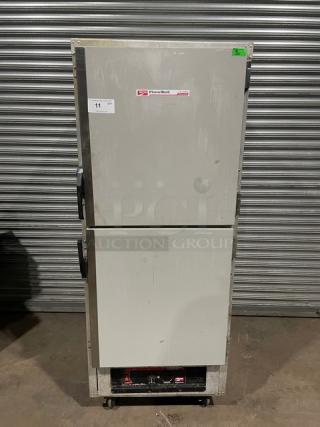 Metro Flavor Hold Series Commercial Single Section Half Door Insulated Mobile Heated Holding/Proofing Cabinet! With Wide Pan Holding Panels! Model: C199-H(1)N SN: 28595! 120V! On Casters!