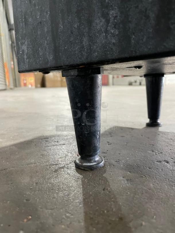 Bunn Commercial Black Electric Powered Countertop Triple Flavor Hot Chocolate/Cappuccino Hot Beverage Machine! With 3 Poly Hoppers! With Push Button Controls & LED Display Box! On Legs! - Image 7 of 9