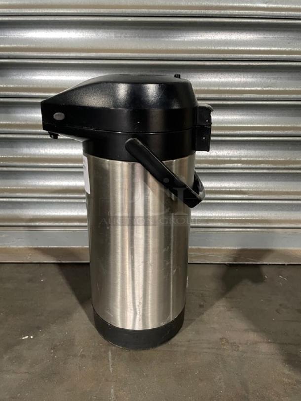 Superior Commercial Stainless Steel Coffee Air-Pot! With Handle! - Image 2 of 8