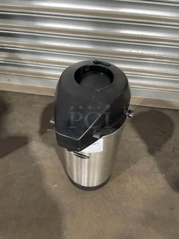 Superior Commercial Stainless Steel Coffee Air-Pot! With Handle! - Image 8 of 8