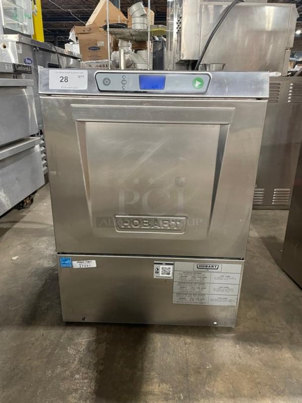Hobart! New Body Style! LXe Series Commercial Stainless Steel Electric Powered Undercounter High Temperature Dishwasher! Model: LXEH SN: 231214762! 120/208-240V 1 Phase! - Image 1 of 11