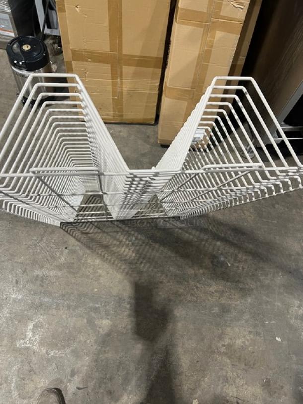 Metro Commercial White Poly Coated Drying Rack! - Image 3 of 4