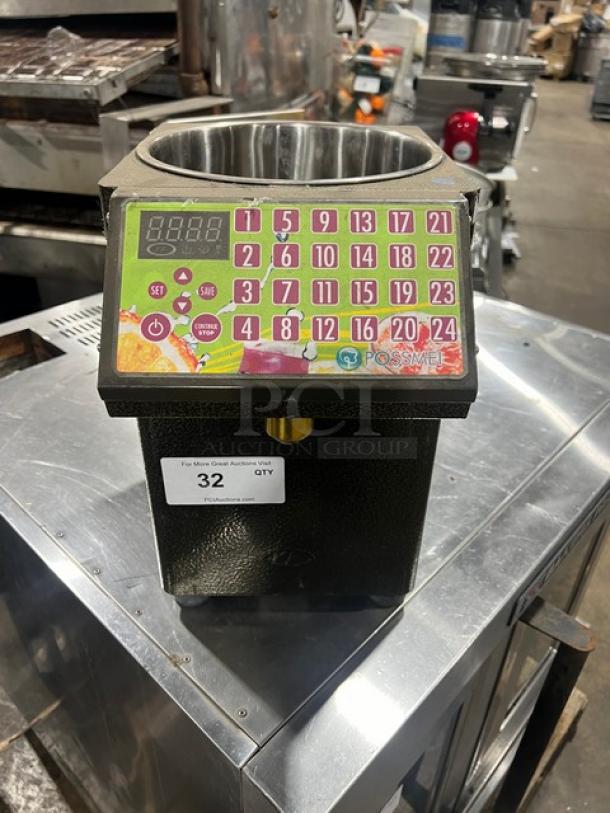 Y-Fang Possmei Series Commercial Electric Powered Countertop Fructose/Cane Liquid Sugar Dispenser! Model: ET-9EN SN: 20170613242-T! 110V! On Legs! - Image 1 of 5