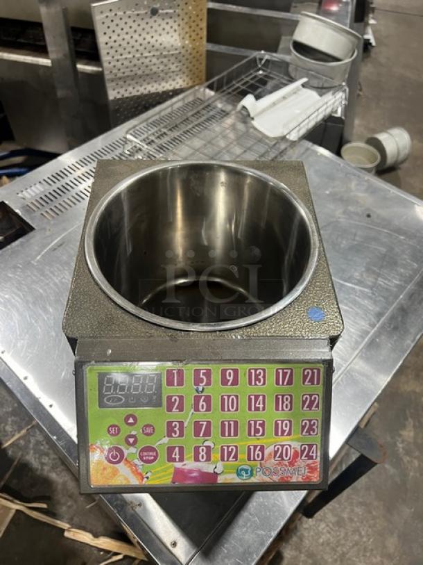 Y-Fang Possmei Series Commercial Electric Powered Countertop Fructose/Cane Liquid Sugar Dispenser! Model: ET-9EN SN: 20170613242-T! 110V! On Legs! - Image 2 of 5