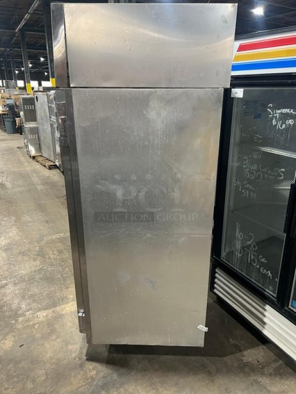 Victory Commercial Stainless Steel Solid 2 Door Reach In Refrigerator! With Adjustable Poly Coated Wire Racks! Model: VR-2 SN: E0975386! 115V 1 Phase! On Casters! - Image 3 of 9