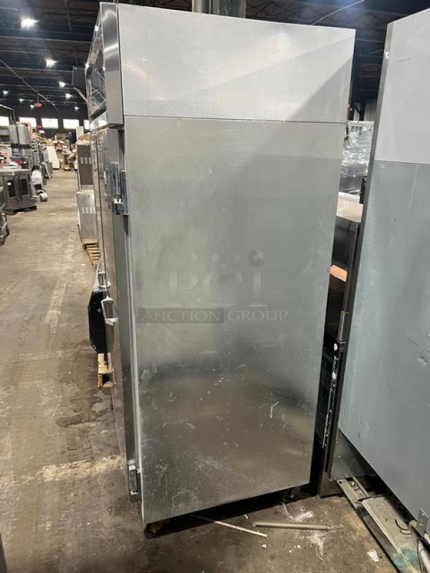 Continental Commercial Stainless Steel Solid 2 Door Reach In Freezer! With Poly Coated Wire Racks! Model: 2F SN: 13698807! 115V 1 Phase! On Casters! - Image 5 of 7