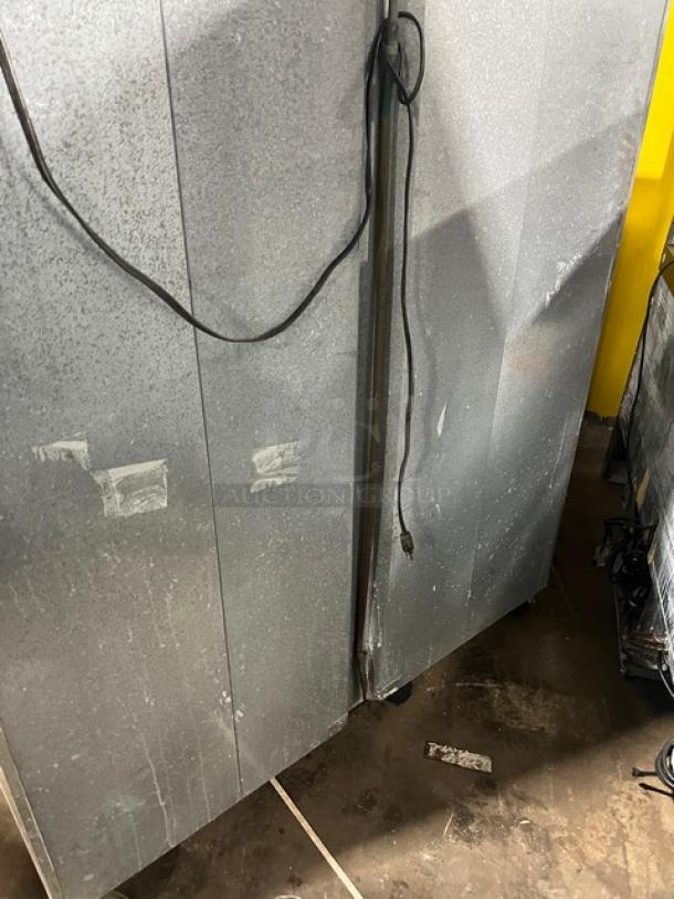Continental Commercial Stainless Steel Solid 2 Door Reach In Freezer! With Poly Coated Wire Racks! Model: 2F SN: 13698807! 115V 1 Phase! On Casters! - Image 7 of 7