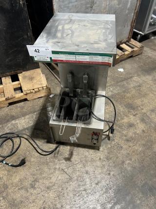 Bella Festa Foods Commercial Stainless Steel Eletric Powered Countertop Al Dente Pasta Cooker! With Mesh Baskets! Model: AB 93 SN: 1052! 120V 1 Phase!