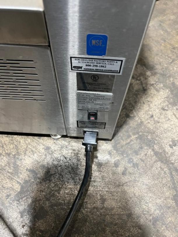 Bella Festa Foods Commercial Stainless Steel Eletric Powered Countertop Al Dente Pasta Cooker! With Mesh Baskets! Model: AB 93 SN: 1052! 120V 1 Phase! - Image 4 of 5