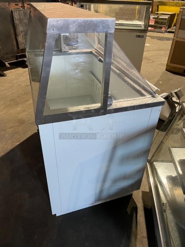 U-Star Commercial White Homemade Style Frozen Yogurt/Ice Cream Dipping Cabinet! With Serve Over Sneeze Guard! With Lift Up Rear Access! Model: USDP-47 SN: 6193315519052207! Working When Removed! - Image 2 of 9