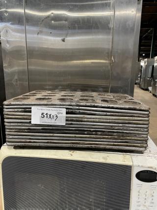 Commercial 24-Cup Muffin/Cupcake Pans! 13X Your Bid!