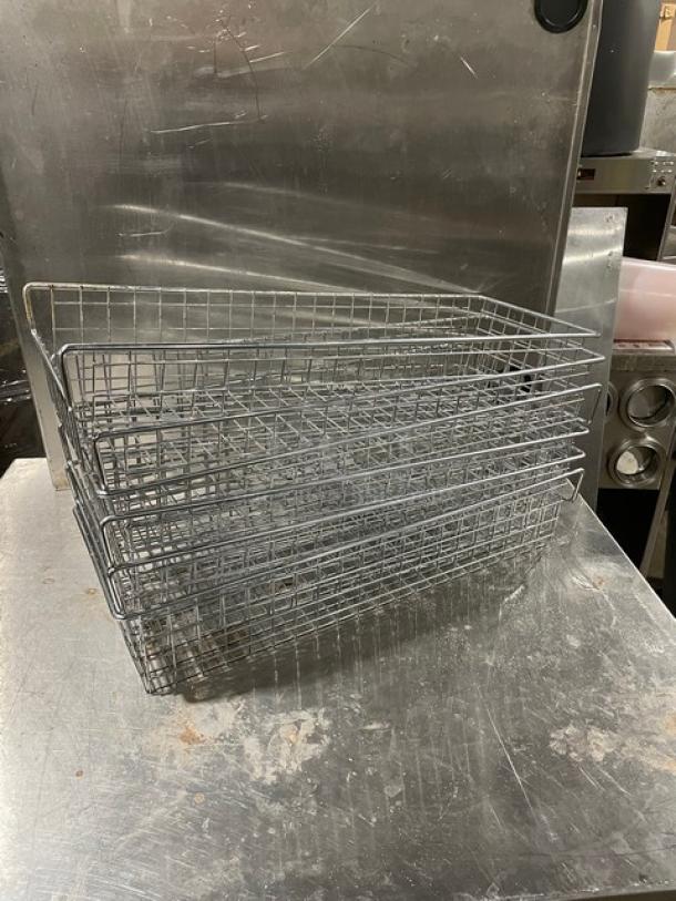 Commercial Chrome Plated Wired Bakery Display Baskets! 6X Your Bid! - Image 3 of 7