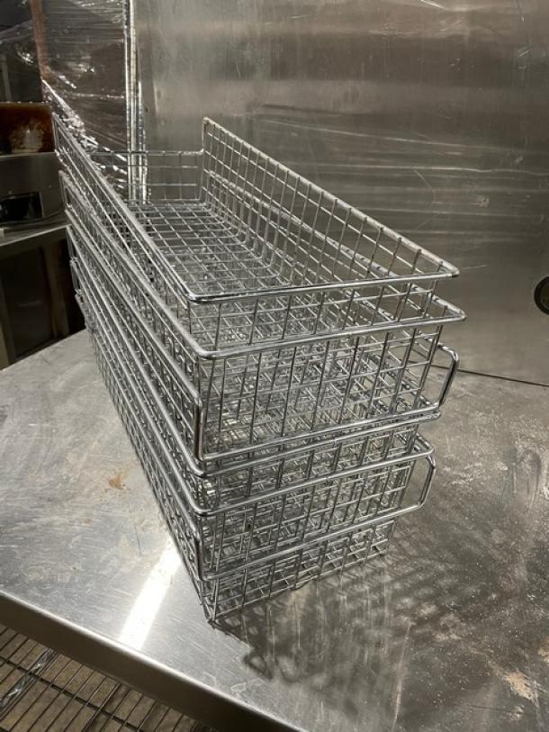 Commercial Chrome Plated Wired Bakery Display Baskets! 6X Your Bid! - Image 4 of 7