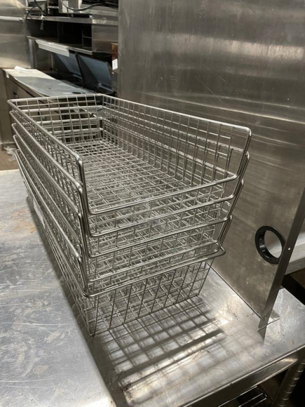Commercial Chrome Plated Wired Bakery Display Baskets! 6X Your Bid! - Image 2 of 8