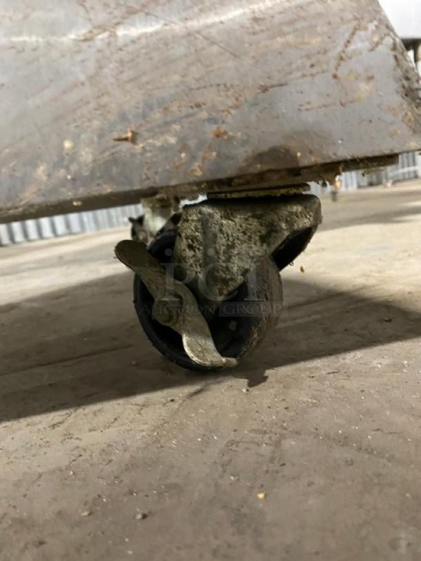 Commercial Stainless Steel Electric Powered Heavy Duty 2 Stage Conveyor Sheeter/Former! On Casters! Working When Removed! - Image 11 of 12