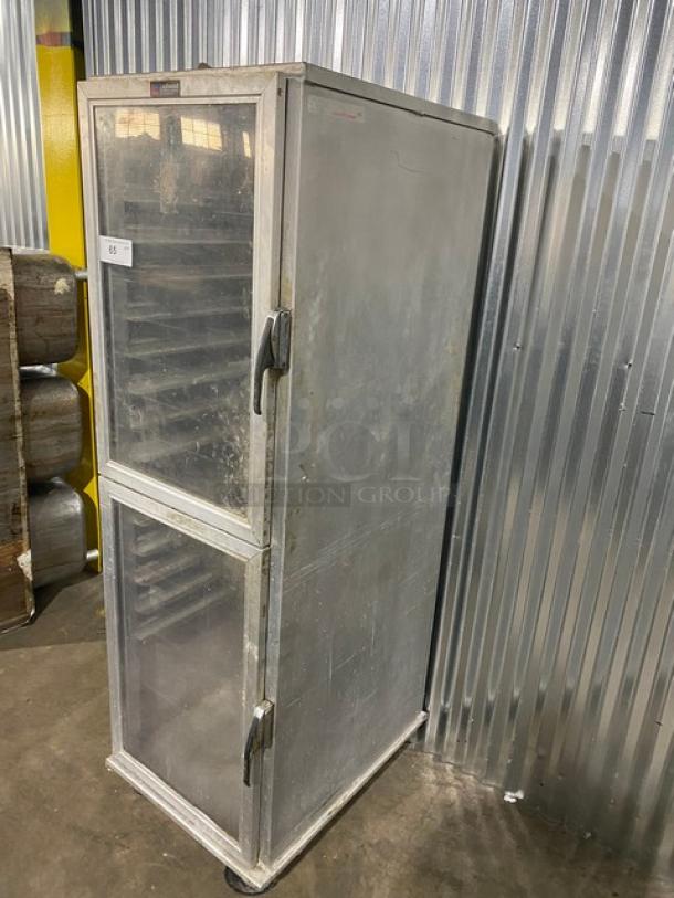 Lockwood Commercial Full-Height Dutch Door 18-Pan Display Cabinet! With Built In Pan Holding Rack! Model: CA72-RR18-L! On Casters! - Image 2 of 11