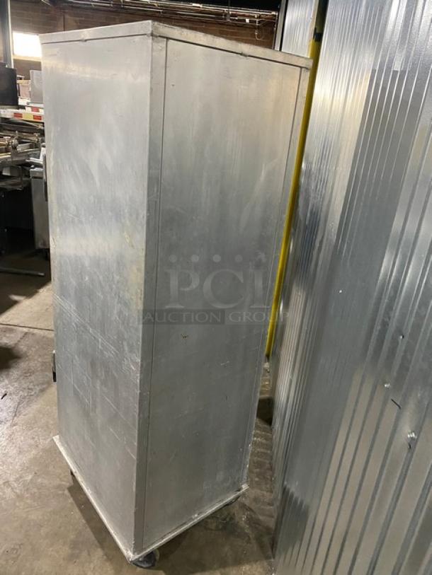 Lockwood Commercial Full-Height Dutch Door 18-Pan Display Cabinet! With Built In Pan Holding Rack! Model: CA72-RR18-L! On Casters! - Image 3 of 11