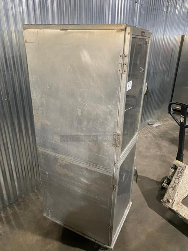 Lockwood Commercial Full-Height Dutch Door 18-Pan Display Cabinet! With Built In Pan Holding Rack! Model: CA72-RR18-L! On Casters! - Image 8 of 11