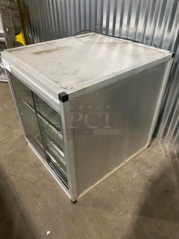 Hatco Glo-Ray Series Commercial Electric Powered Countertop 2-Tier Heated Merchandiser Display Showcase! With Sliding Access Doors! - Image 3 of 10