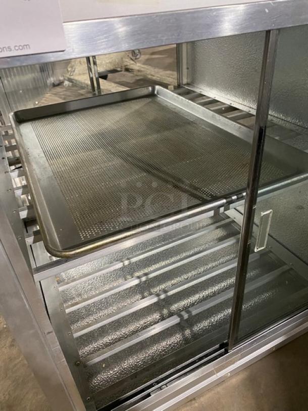 Hatco Glo-Ray Series Commercial Electric Powered Countertop 2-Tier Heated Merchandiser Display Showcase! With Sliding Access Doors! - Image 6 of 10