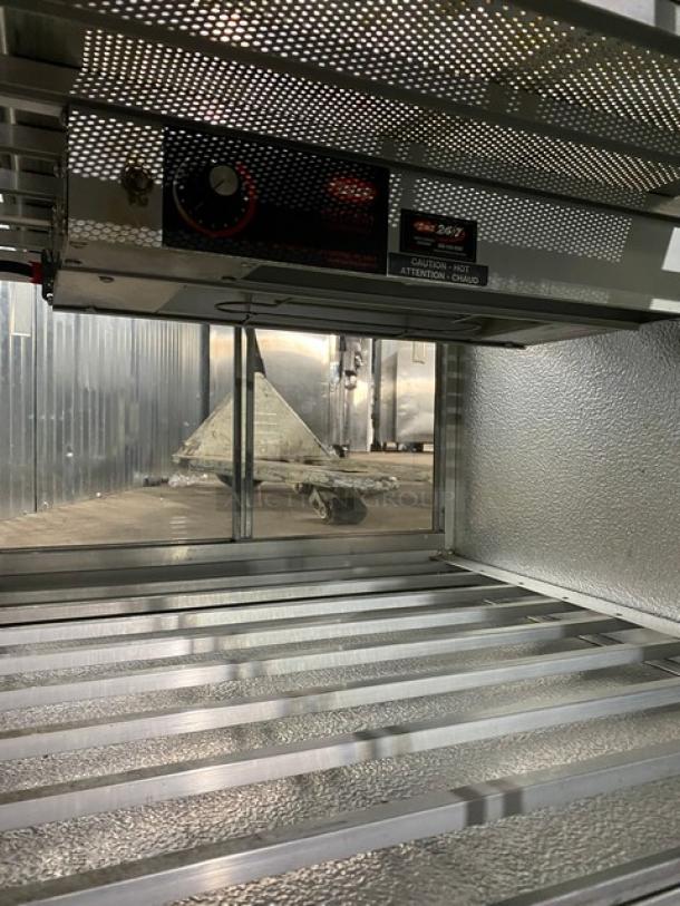 Hatco Glo-Ray Series Commercial Electric Powered Countertop 2-Tier Heated Merchandiser Display Showcase! With Sliding Access Doors! - Image 8 of 10