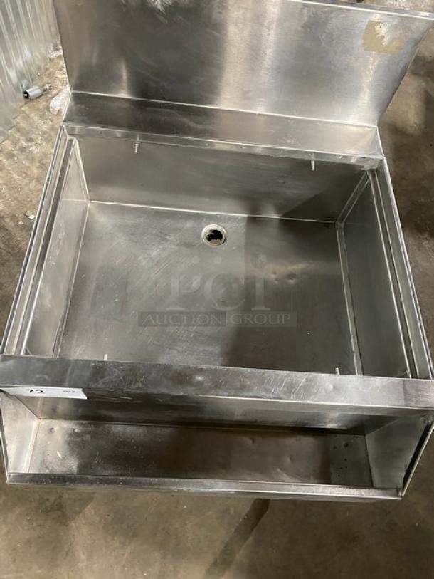 Supremetal Commercial Stainless Steel Underbar Ice Bin! With Speed/Bottle Rail! With Back Splash! On Legs! - Image 5 of 8