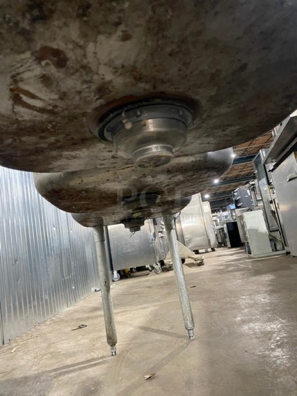 Commercial Stainless Steel 3-Compartment Dishwashing Sink! With Back Splash! With Basket Drain Holes! On Legs! - Image 8 of 9