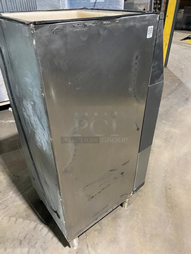 Manitowoc Commercial Stainless Steel 120 Lb. Hotel Ice Dispenser Storage Bin! With Push Dispenser & Drip Tray! Model: SPA-160 SN:610064719! 115V 1 Phase! On Legs! - Image 4 of 10