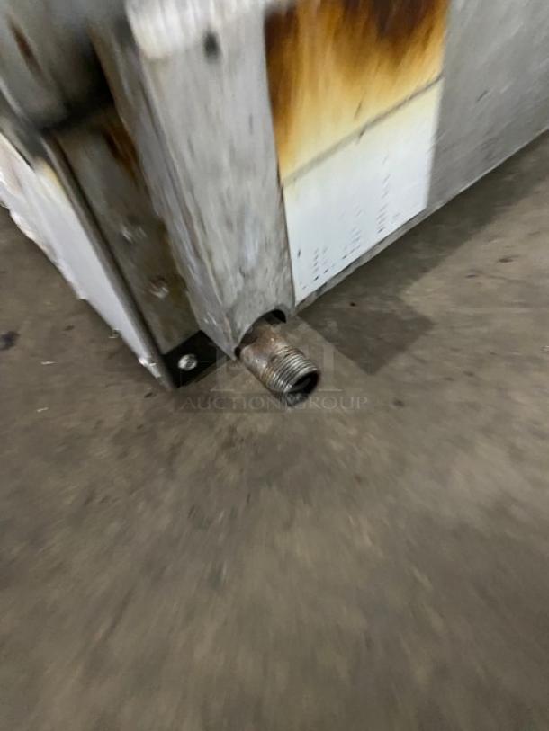 American Range Commercial Stainless Steel Natural Gas Powered Countertop Flat Griddle! With Back & Side Splash! With Legs! - Image 7 of 9