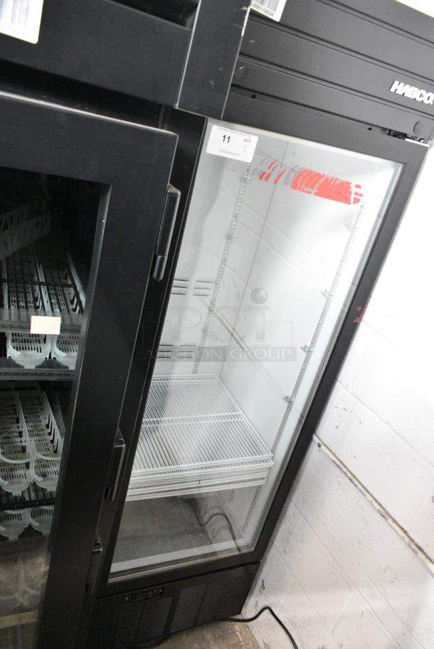 2019 Habco SE18 Metal Commercial Single Door Reach In Cooler Merchandiser w/ Poly Coated Racks. 115 Volts, 1 Phase. Tested and Working! - Image 2 of 6