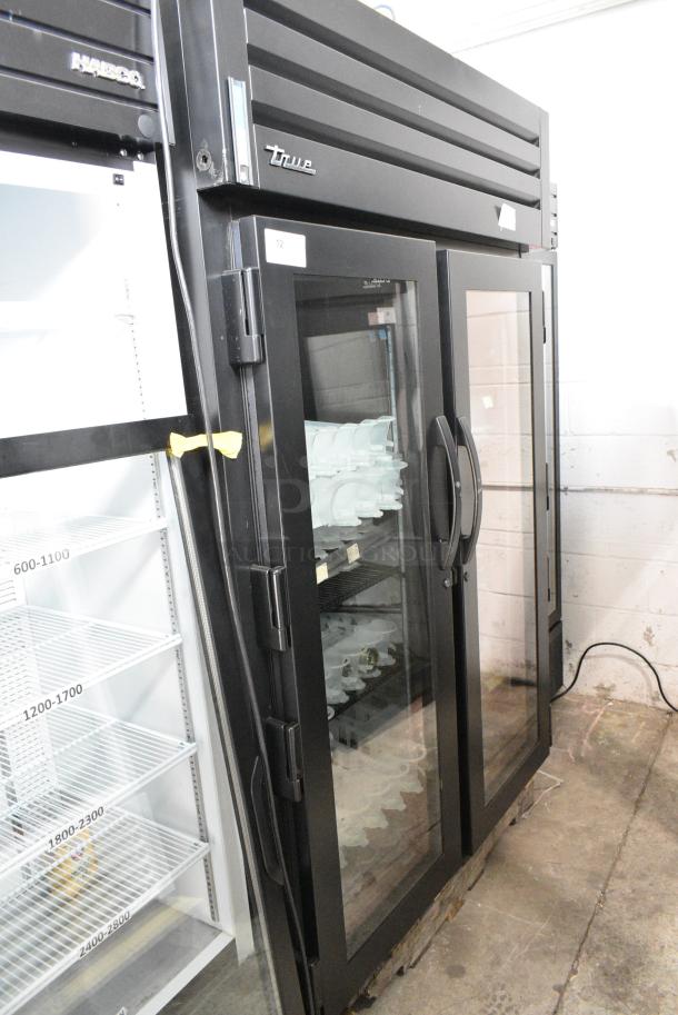 LIKE NEW! 2023 True STG2RPTVLD-2G-2S-HC Metal Commercial 2 Door Reach In Cooler Merchandiser. 115 Volts, 1 Phase. Tested and Working! - Image 1 of 6
